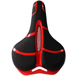 KDOAE Spares KDOAE Comfortable Road Mountain Bicycle Saddle Bicycle Saddle Soft and Thick Silicone Bicycle Saddle Fit Most Bikes Most Bikes (Color : Red, Size : 25x20cm)