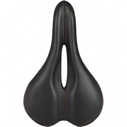 KDOAE Spares KDOAE Comfortable Road Mountain Bicycle Saddle Breathable Road Bike Seat Cushion Hollowed Out Equipment Bicycle Seat Cushion Most Bikes (Color : Black, Size : 17x27cm)
