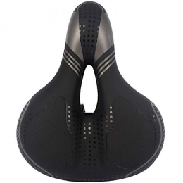 KDOAE Spares KDOAE Comfortable Road Mountain Bicycle Saddle Comfortable Men and Women Simple Bicycle Saddle Thicken Mountain Bike Saddle Riding Accessories Most Bikes (Color : Black, Size : 25X12x21cm)