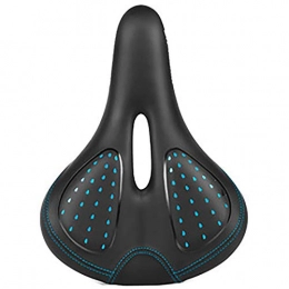 KDOAE Spares KDOAE Comfortable Road Mountain Bicycle Saddle Comfortable Men Women Bicycle Cushion Saddle Breathable Car Seat Accessories Most Bikes (Color : Blue, Size : 26x19cm)