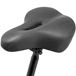 KDOAE Spares KDOAE Comfortable Road Mountain Bicycle Saddle Comfortable Men Women Bicycle Seat Black Bicycle Seat Bicycle Equipment Most Bikes (Color : Black, Size : 25x20x12cm)