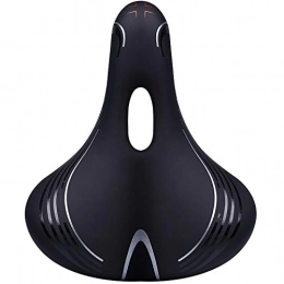 KDOAE Spares KDOAE Comfortable Road Mountain Bicycle Saddle Mountain Bike Seat Cushion Hollowed Out Bicycle Seat Cushion Riding Equipment Accessories Most Bikes (Color : Black, Size : 22x26cm)