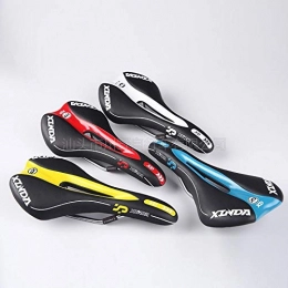 KEKEK Spares KEKEK XD Xinda Bicycle Seat Mountain Bike Riding Saddle Hollow Hollow Seat Equipment XD 804 02-Black and yellow_One size