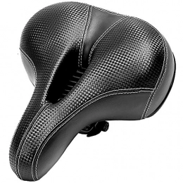 Keliour Spares Keliour Bike Seat Bicycle Saddle Soft Hollow Saddle Bicycle Accessories Saddle Fit Most Bikes for Mountain Bike (Color : Black, Size : 24x18x10cm)