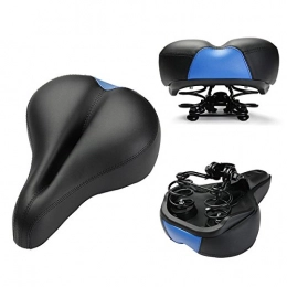 Kenthia Spares Kenthia Wide Comfort Pad Cushion Saddle Seat Cover for MTB Mountain Bike Bicycle Blue