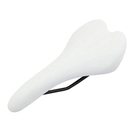 KSFBHC Spares KSFBHC Bicycle Saddle Leather Mountain Road Bike Saddle Bike Cycling Seat Bicycle Parts (Color : White)