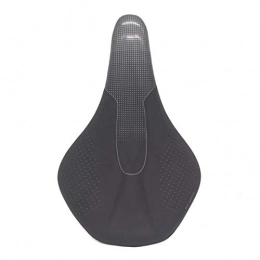 KSFBHC Spares KSFBHC Mountain Bike Saddle Bicycle Cycling Skidproof Saddle Seat Silica Gel Seat Black Road Bike Bicycle Saddle Bike Accessories (Color : Black)