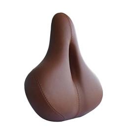 KUAIKUAI Mountain Bike Seat KUAIKUAI Bai Shi Wu Black Brown Fixed Gear Mountain MTB BMX ROAD E-BIKE Cycling Bicycle Saddle Soft Cushion Artificial Leather Accessories (Color : Brown)