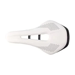 KUAIKUAI Spares KUAIKUAI Bai Shi Wu Hollow Breathable Bicycle Saddle Comfort Road Mountain Bike Seat Cycling Saddle Cushion (Color : White)