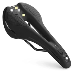 KUAIKUAI Mountain Bike Seat KUAIKUAI Bicycle Saddle Cycling Saddle Hollow Middle Hole Breathable Waterproof Comfortable Seat Outdoor Sports Road Mountain Bike Cushion Compatible With Men (Color : F)