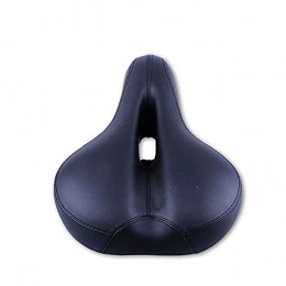 LDQLDQ Mountain Bike Cushion Saddle Riding Equipment Super Soft Super Wide Comfortable Big butt Cushion Bicycle Accessories,Black