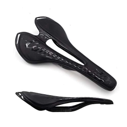 Qivor Mountain Bike Seat Lightweight Leather Bicycle Saddle Racing Bike Seat MTB Mountain Road Bike Saddle Seat Black Bicycle Seat Men Bicycle Parts