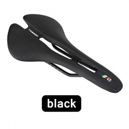 Long Distance Ccomfort Bike Saddle Ultralight Mountain Bike Saddle Road Bike Saddles Accessories Breathable Waterproof Bicycle Cushion For Women Men MTB Road Bike Seats,Black-Width 143mm