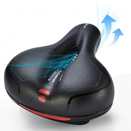 MEKUULA Mountain Bike Seat MEKUULA Bicycle Saddle, Foam Padded Bicycle Saddle Cushion, Ergonomic Bicycle Seat, Waterproof Wide Touring Saddle Replacement for MTB, Road Bikes, Comfortable Bicycle Seat for Men Women