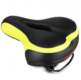 MELKEVDY Mountain Bike Seat MELKEVDY Bicycle Saddle Gel Bike Seatcycling Seat Cushion Pad Waterproof for Women Men Fits MTB Mountain Bike / Road Bike / Spinning Exercise Bikes, Green