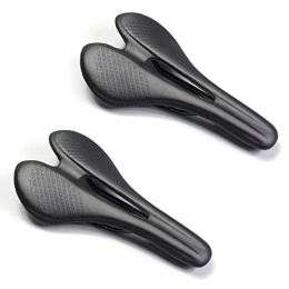 Mengmen Mountain Bike Seat Mengmen 2X Bicycle Mountain Bike Full Carbon Fiber Cushion Carbon Bow Saddle Lightweight