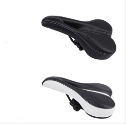 SHCHAO Mountain Bike Seat Mountain Bike Bicycle Hollow Saddle Seat Cushion Folding Bike Middle Hole Saddle Bag Thick And Comfortable Breathable Saddle M black