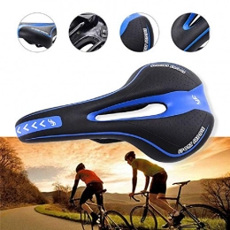 SANWAN Spares Mountain Bike Saddles - SUNWAN Bike Seat Cycle MTB Bicycle Cushion Sports Soft Cushions Gel Pad Seats (Blue)