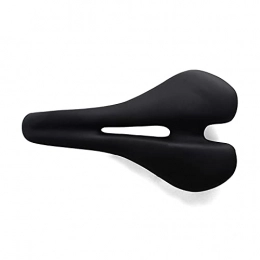 Bktmen Spares MTB Bike Saddle Lightweight Bicycle Seat PU Leather Soft Road Bicycle Saddle Breathable Racing Cycling Parts Bicycle seat (Color : Black)