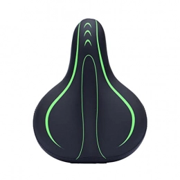 NaiCasy Mountain Bike Seat NaiCasy Bike Seat Comfortable Mountain Bike Saddle Waterproof Leather Bicycle Cushion Pad Green