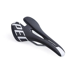 NIMUDU Mountain Bike Seat NIMUDU Mountain Bike Seat, Gel Bike Seat Bicycle Saddle Road Bike Saddle Triathlon Cycling Seat Hollow Wide Bike Seat (Color : Black)