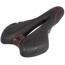 NINAINAI Mountain Bike Seat NINAINAI Bicycle Saddle Double Tail Hollowed Out Riding Accessories Bicycle Saddle City Bike Seat Cushion Mountain Bike Saddle (Color : Red, Size : 27.5x16cm)