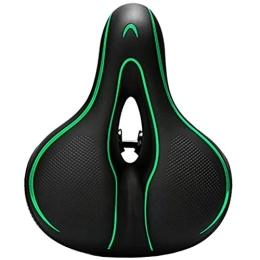 NINAINAI Mountain Bike Seat NINAINAI Bicycle Saddle Riding Equipment Cushion For All Seasons Bicycle Saddle Mountain Bike Bicycle Seat Mountain Bike Saddle (Color : Green, Size : 24X10x18cm)