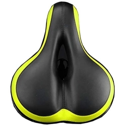 NINAINAI Mountain Bike Seat NINAINAI Bicycle Saddle Thickened and Comfortable Saddle Seat Bicycle Seat Accessories Bicycle Seat Cushion Mountain Bike Saddle (Color : Yellow, Size : 25x20x12cm)