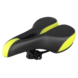 NXW Mountain Bike Seat NXW Comfortable Bike Seat with Central Relief Zone and Ergonomics Design Gel Waterproof Bicycle Saddle for Mountain Bikes, Road Bikes, Men and Women, Green