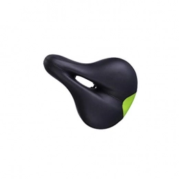 OMGPFR Mountain Bike Seat OMGPFR Wide Bicycle Seat Cycling Saddle Comfortable Seat Mountain Bike Sponge Big Cushion Ride MTB Bicycle Accessories, Green