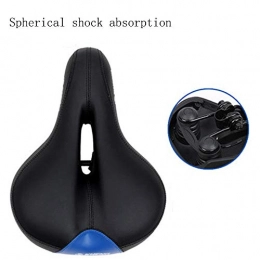 Pessica Mountain Bike Seat Pessica Bicycle thick sponge cushion Mountain bike soft and comfortable saddle Big butt breathable cushion bicycle spare parts 20 * 27cm, B