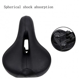 Pessica Mountain Bike Seat Pessica Bicycle thick sponge cushion Mountain bike soft and comfortable saddle Big butt breathable cushion bicycle spare parts 20 * 27cm, C