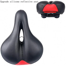 Pessica Mountain Bike Seat Pessica Bicycle thick sponge cushion Mountain bike soft and comfortable saddle Big butt breathable cushion bicycle spare parts 20 * 27cm, D