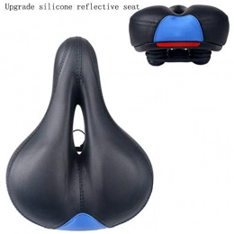 Pessica Mountain Bike Seat Pessica Bicycle thick sponge cushion Mountain bike soft and comfortable saddle Big butt breathable cushion bicycle spare parts 20 * 27cm, F