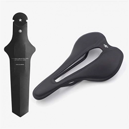 PPCAK Spares PPCAK Comfort Bicycle Saddle 250-148mm Road Mtb Mountain Bike Seat Selle Wide Saddle Cycling Men Bike Part Accessories (Color : Black)