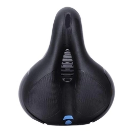 PUJUFANG-PHONE CASE Mountain Bike Seat PUJUFANG-PHONE CASE Bicycle Saddle Slow Rebound Seat Filled Mountain Road Bike Saddle Soft Bicycle Seat (Color : Black)