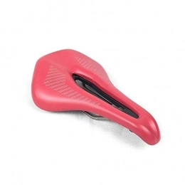 PUJUFANG-PHONE CASE Spcycle Bicycle Seat Saddle MTB Road Bike Saddles Mountain Bike Racing Saddle PU Soft Seat Cushion Bike Spare Parts 250x160mm (Color : Red)