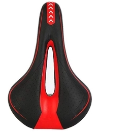 QinWenYan Mountain Bike Seat QinWenYan Bicycle Saddle Mountain Bike Saddles Hollow Seat Bicycle Saddles (Color : Red, Size : One size)