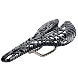 Qivor Spares Qivor Carbon Fiber Bicycle Saddle Mountain MTB Bike Saddle Seat Cushion Sillin Bicicleta Black bike seat bike saddle Dropshipping (Color : Black)