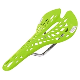 Qivor Mountain Bike Seat Qivor Mountain Road Bicycle Saddle Racing Bike Riding Hollow Saddle Seat Bike Parts Cycling Equipment (Color : Green)