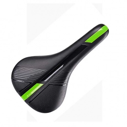 QLZDQ Mountain Bike Seat QLZDQ Bicycle Saddle Bike Seat Seat Sports Style Titanium Alloy Bow High Density Sea Surface Filling Hollow Ergonomics Microfiber Leather Black (Color : GREEN)