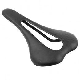 Qqmora Mountain Bike Seat Qqmora Bike Saddle Black Elastic Convenient Hollow Seat Saddle Replacement Accessory