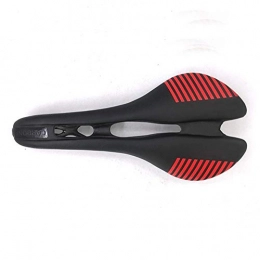 QSCTYG Spares QSCTYG Bicycle Seat Bicycle Carbon Saddle Mtb Comfort Full Carbon Fiber Bike Seat Accessories Spare Parts For Bicycle Saddle bicycle saddle (Color : Red line)