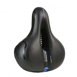 QSMGRBGZ Spares QSMGRBGZ Bike Seat - Bicycle Saddle Riding Equipment Accessories, Cushion Dual Shock Absorbing Memory Foam Breathable Bike Saddle, for MTB Road Bike, Blue