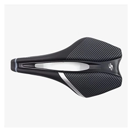 QUQU Mountain Bike Seat QUQU bike seat Bicycle Saddle For Men Women Road Mtb Mountain Bike Saddle Lightweight Cycling Race Seat (Color : Black silver)