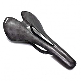 QWERDF Mountain Bike Seat QWERDF Ultra Lightweight Bike Saddle Full Carbon Fiber, 3K Glossy Comfortable Central Hollow MTB Seat, Strong Durability Road Mountain Triathlon Bike Soft Seat Cushion