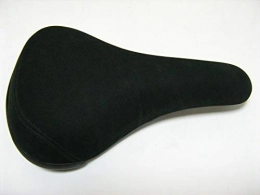 Generic Mountain Bike Seat Railed Bike Seat for Wheelie Cruiser MTB BMX Bike - BLACK SUEDE LEATHER