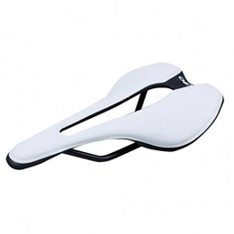 RatenKont Mountain Bike Seat RatenKont Race Bike Saddle Training Grade Man Road Light Bike Cushion Seat white