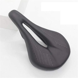 RETHPA Mountain Bike Seat RETHPA Bike Saddle, Mountain Bike Seat Pu+carbon Fiber Saddle Road Mtb Mountain Bike Bicycle Saddle For Man Cycling Saddle Trail Comfort Races Seat Red White (Color : Black 143mm)