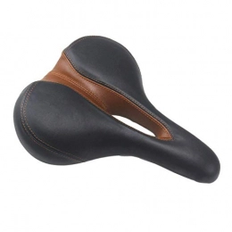 Bktmen Spares Retro Bicycle Saddle Hollow Cycling Saddle PU Leather Vintage Seat Custion Road Bike MTB Saddle Classic Black Brown Bike Seat Bicycle seat